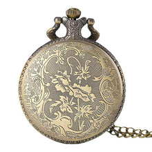 Father's Day Gift Vintage Dad Quartz Pocket Watch Necklace