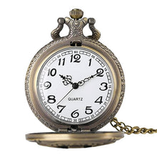 Father's Day Gift Vintage Dad Quartz Pocket Watch Necklace