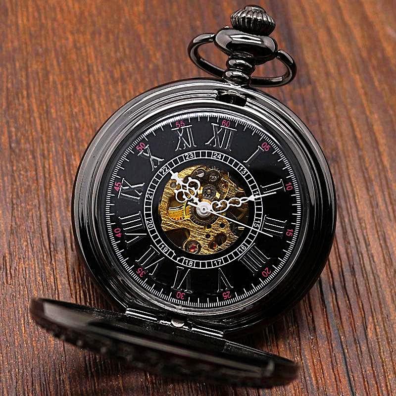 Luxury Pocket Watch Necklace Gift Set Unique Watches Fob Watches
