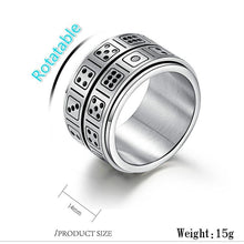 Unique gifts for men - Double layer Dice Fidget Spinner Ring for Men