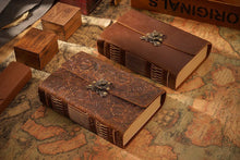 Vintage Leather Journal with Blank Kraft Pages