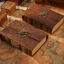 Vintage Leather Journal with Blank Kraft Pages