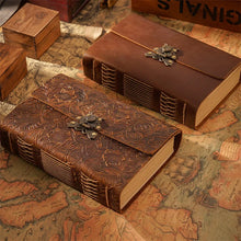 Vintage Leather Journal with Blank Kraft Pages