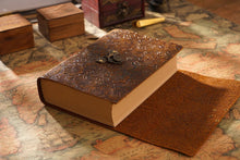 Vintage Leather Journal with Blank Kraft Pages