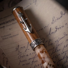 Wooden Barrel Fountain Pen - Pirate series