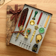 Feather Quill Calligraphy & Wax Seal Gift Set