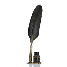 Vintage Feather Quill Pen Gift Set
