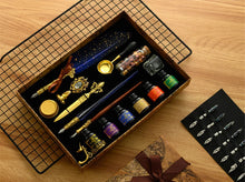 Feather Quill Calligraphy & Wax Seal Gift Set
