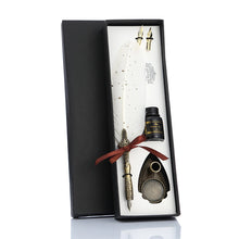 Vintage Feather Quill Pen Gift Set