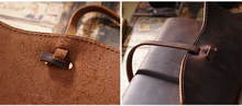 Vintage Leather journal with strap closure