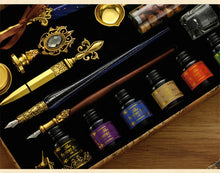 Feather Quill Calligraphy & Wax Seal Gift Set
