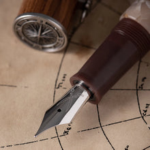 Wooden Barrel Fountain Pen - Pirate series