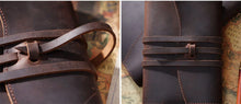 Vintage Leather journal with strap closure