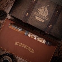 Wooden Barrel Fountain Pen - Pirate series