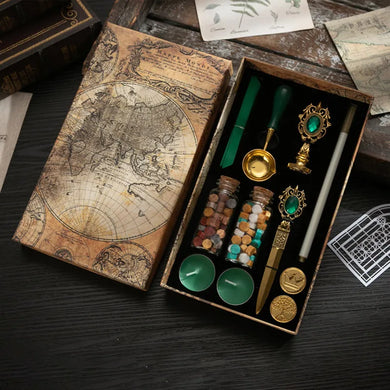 Vintage Sealing Wax Gift Set - unique gifts for writers, calligraphers and artists