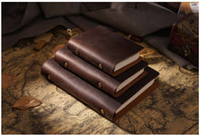Dark Brown Vintage Leather Travel Journal - perfect unique gifts for writers and travelers