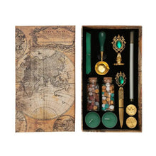 Vintage Sealing Wax Gift Set - unique gifts for writers, calligraphers and artists