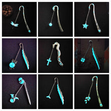 Glow in the dark metal bookmarks  - unique gifts for book lovers 