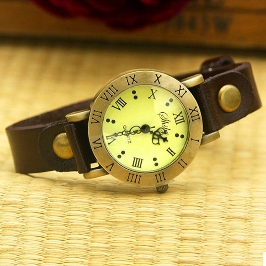 Vintage watch for Women with Roman dial - unique steampunk gifts for women