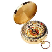 Classic Brass Pocket Compass Watch Style Gifts for Travelers