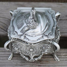 Delicate Pewter Trinket Jewellery Box Unique Gifts for Grandma