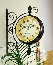 Vintage Double Face European Style Wall Clock Unique Home Decorations