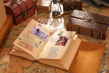 Vintage Leather Travel Journal is a perfect and unique gift for Calligraphers and Writers, Travelers and Explorers..