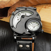 Leather Strap Quartz Men's Watch Gifts for Him