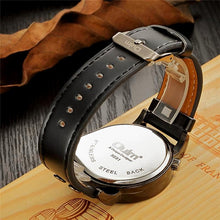 Leather Strap Quartz Men's Watch Gifts for Him