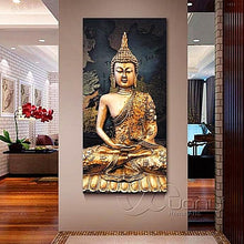 1 Panel Buddha Canvas Wall Art Home Decor Gifts