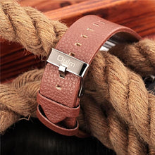 Unique Design Leather Strap Square Men's Watch