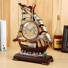 Vintage Ship Desktop Clock Unique Home Decor