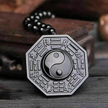 Black Obsidian Feng Shui Men's Necklace Unique Gifts for Men