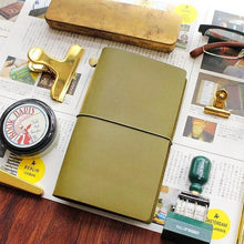Handmade Vintage Leather Travel Journal, Notebook and Diary Gift Set Unique Gifts for Travelers