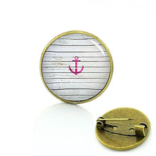 Vintage Nautical Themed Badges Anchor Badge