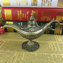 Legendary Hollow Aladdin Genie Lamp Incense Burner Unique Home Decoration