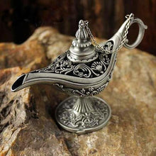 Legendary Hollow Aladdin Genie Lamp Incense Burner Unique Home Decoration