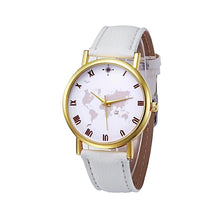 World Map Casual Watch for Women Gifts for Travelers