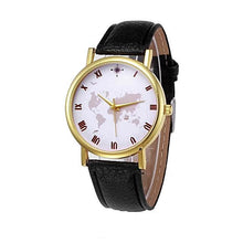 World Map Casual Watch for Women Gifts for Travelers