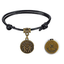 Leather Rope Zodiac Bracelet
