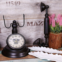 Vintage Quartz Telephone Desktop Clock