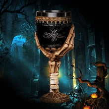 Vintage Stainless Steel Hand Skeleton Wine Goblet Gift for Wine Lovers