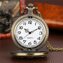 Father's Day Gift Vintage Dad Quartz Pocket Watch Necklace