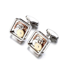 Unique Square Steampunk Cufflinks Unique Gifts for Men