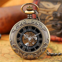 Elegant Vintage Quartz Mechanical Pocket Watch Necklace Unique Watch Necklace