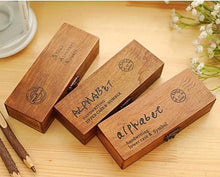 Vintage Wooden Handwriting Alphabet Rubber Stamp Set Unique Gifts