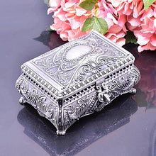 Vintage Flower Pattern Trinket Jewellery Box Gifts for Women