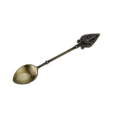 Vintage Flower Leaf Design Coffee/Tea Dessert Spoons