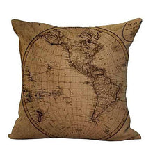 Vintage Map Cushion Covers Home Decor Gifts