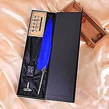 Antique Feather Quill Pen Calligraphy Gift Set